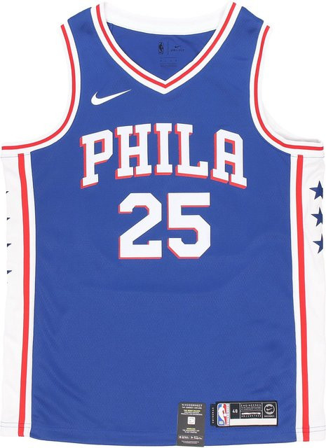 Nike NBA Icon Edition Swingman Fan Trikot, Philadelphia 76ers, Simmons, Herren, Blau - Bild 1