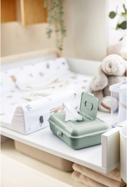 Rotho Babydesign Feuchttücherbox Tilo in Grün - Bild 1