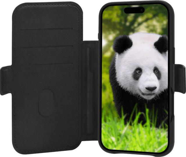 DBramante1928 Lynge iPhone Air Book Case aus Leder mit MagSafe in Schwarz - Bild 1