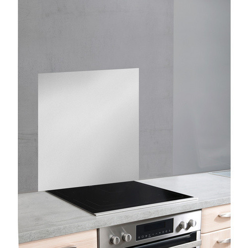 WENKO Glasrückwand für die Küche, silberfarben, Breite: 70 cm, Höhe: 60 cm - Bild 1