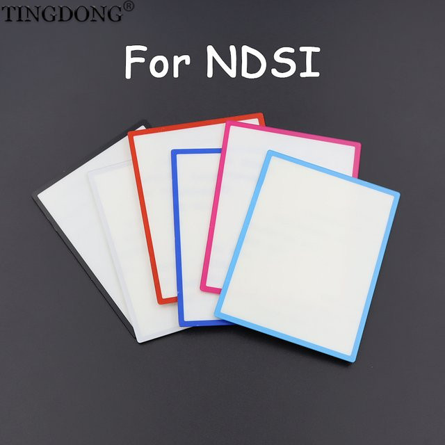 TingDong Farbige Kunststoff-LCD-Abdeckung Ersatzpanel für NDSi Handheld-Konsole in Lila - Bild 1
