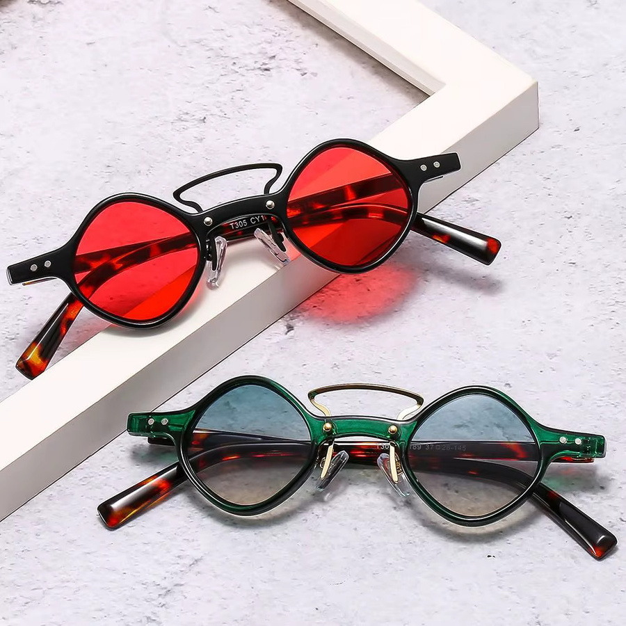 Gootrades Sonnenbrille, rund, Vollrand, Unisex - Bild 2