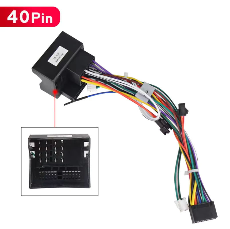 TomoStrong Android Radio Kabeladapter mit CANBUS BOX für Volkswagen Golf 5 6 Polo Passat Tiguan Jetta Touran und Skoda in Schwarz (VW-RZ-58) - Bild 3
