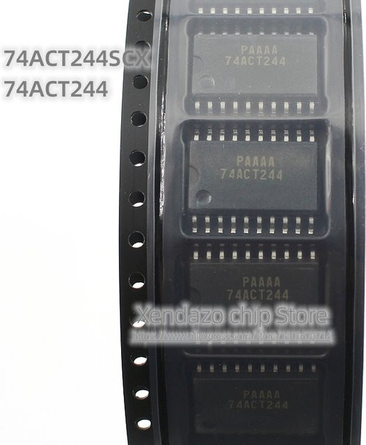 Xendazo 10er Set 74ACT244SCX 74ACT244 SOP-20 Treiber-Chips in Schwarz - Bild 1