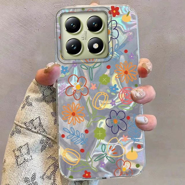Bunte Blumen und Schmetterlinge Handyhülle für Xiaomi Mi 11 Lite 5G NE, 13T, 14T Pro und 13T Pro in Multicolour - Bild 1