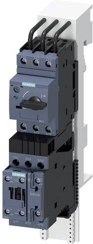 Siemens Verbraucherabzweig 3RA2120-1KD24-0BB4 in Grau mit 5.5kW Motorleistung bei 400V und 11.5A Nennstrom - Bild 1