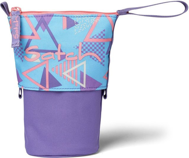 satch Pencil Slider 80s Dance Federmäppchen in Purple und Multicolour - Bild 1