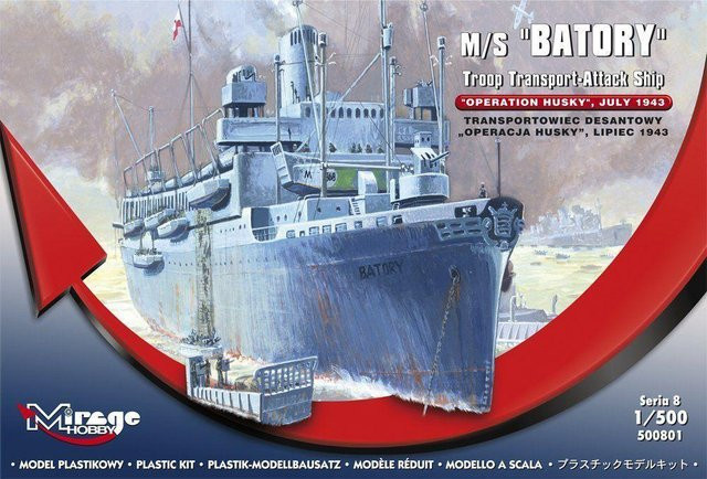 Mirage Hobby M/S Batory Troop Transporter-Attack Ship, 1:500 - Bild 1