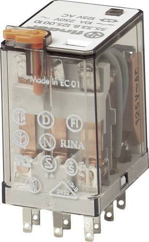 Finder Steckrelais 55.33.8.012.0010 12 V/AC 10A 3 Wechsler transparent - Bild 1