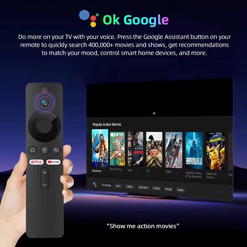 YOZHIXU Q10 Smart TV Box Android 16 8K HDR10 Media Streamer mit 128G Speicher, Allwinner H313, 5G Dual WLAN und Bluetooth 5.4 in Schwarz - Bild 2