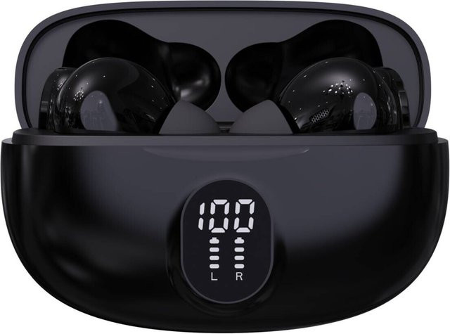 Denver TWE-57B In-Ear Kopfhörer Bluetooth Stereo Schwarz - Bild 1