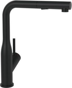 Villeroy & Boch Spültisch-Einhebelmischer Subway Style Shower ausziehbar, Matt Black - Bild 1