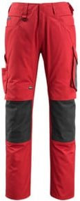 Mascot Mannheim Arbeitshose mit Reflexstreifen in Rot/Schwarz, Größe 82C47 - Bild 1