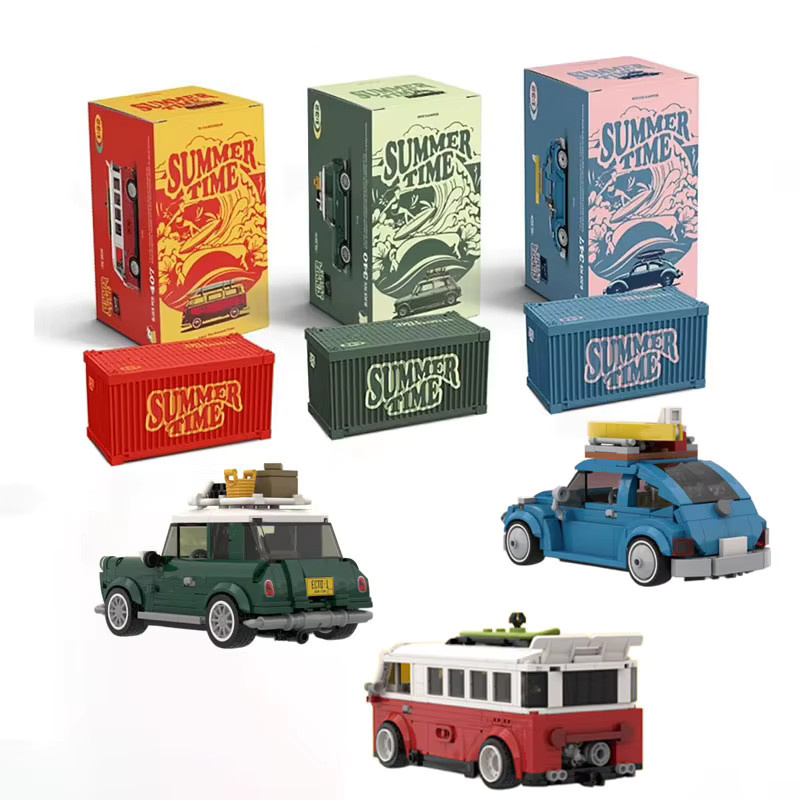 Wishiot MOC Bausteine Set Klassischer Käfer DIY Stadtauto Spielzeug für Jungen - Bild 2