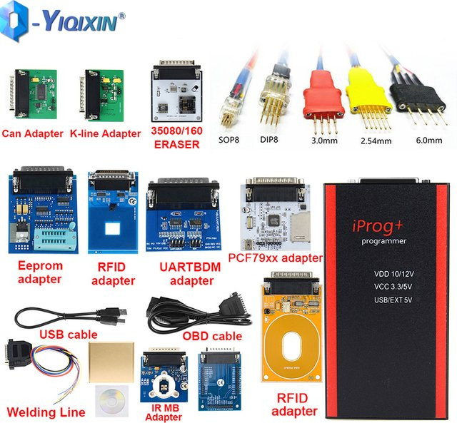 YIQIXIN IPROG Pro V86 IMMO ECU Schlüsselprogrammierer-Adapter mit IMMO und Reset-Funktion - Bild 1