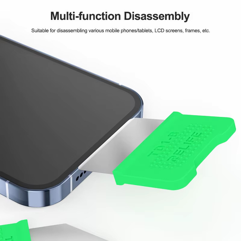 RELIFE TD1-A/B LCD-Bildschirm-Reparatur-Demontagewerkzeuge für Mobiltelefone und Tablets, rutschfestes Mittelrahmen-Öffnungsmesserset, Grün - Bild 2