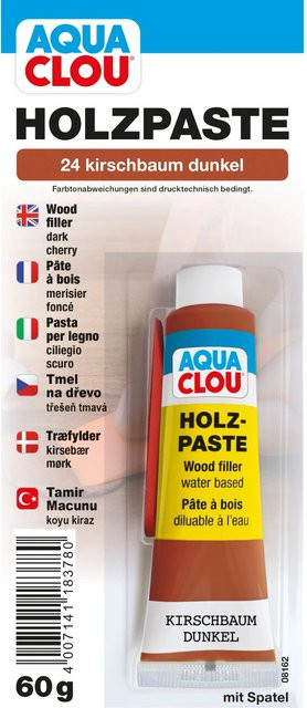 Clou Holzpaste Kirschbaum Dunkel wasservererdünnbar 60 g - Bild 1