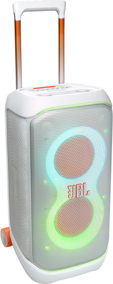 JBL Partybox Stage 320 Bluetooth Partylautsprecher weiß mit IPX4 Spritzschutz - Bild 1