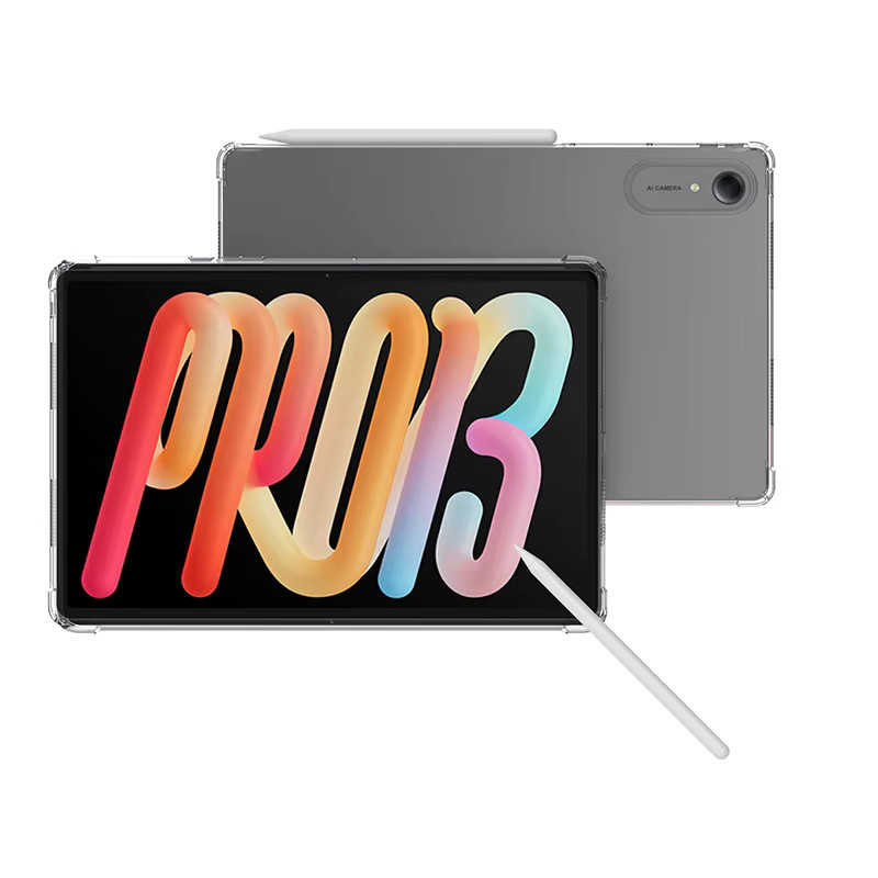 Lenovo Xiaoxin Pad Pro 13 / GT13 2026 Transparente Silikonhülle mit Airbag-Schutz aus TPU - Bild 2
