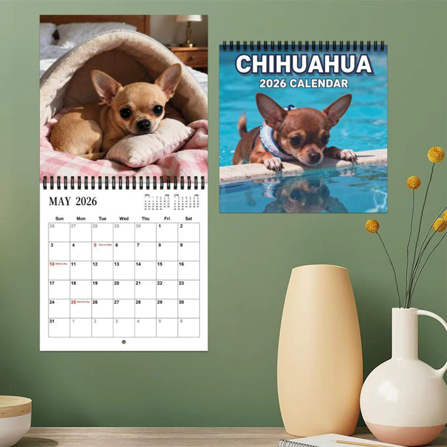 Hundewandkalender 2026 für Erwachsene, Mehrfarbig - Bild 3