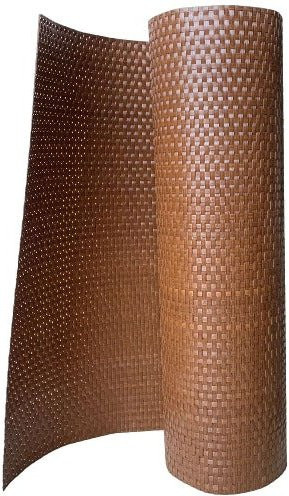 Workinghouse Polyrattan Sichtschutzstreifen für den Balkon in Anthrazit und Braun, B: 500 cm, H: 90 cm - Bild 1