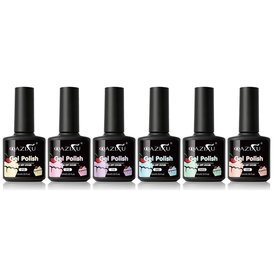 QAZIXU Gel-Nagellack-Set, Glänzend, Unisex - Bild 6