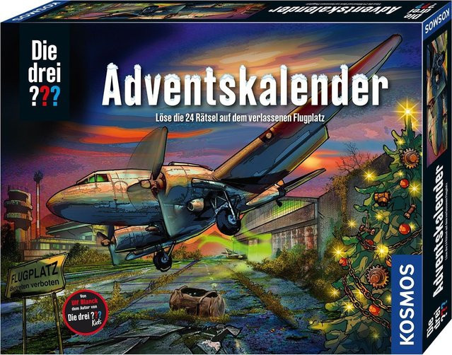 Kosmos Die drei ??? Geister auf dem Flugplatz, Adventskalender - Bild 1