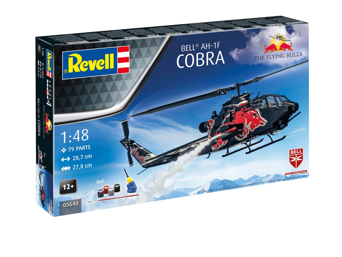 Revell Flying Bulls AH-1 Cobra, Geschenkset, 1:48, ab 12 Jahre - Bild 3