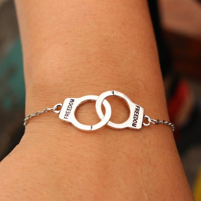 Armband Edelstahl, Silber, Unisex, Vintage - Bild 1
