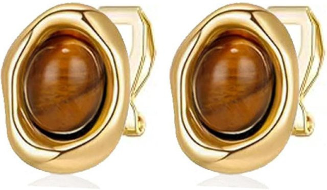 Townson Fashion Clip-Ohrringe, Gold, Damen, Vintage - Bild 1