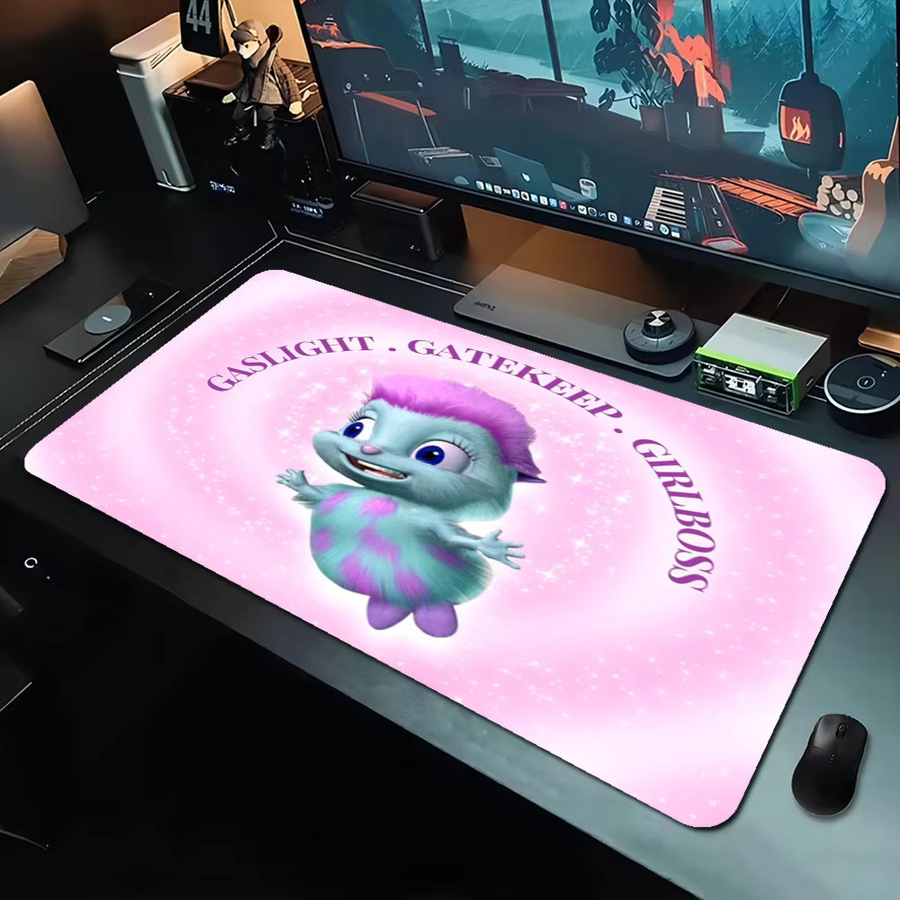 Bibble Cartoon Charakter Schreibunterlage und Mauspad mit rutschfestem Lockedge für Büro, Studium und Gaming - Bild 3