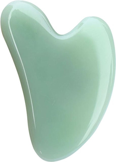 Beautyyy Gua Sha Massage Tool, Jadestein, hellgrün, Unisex - Bild 1