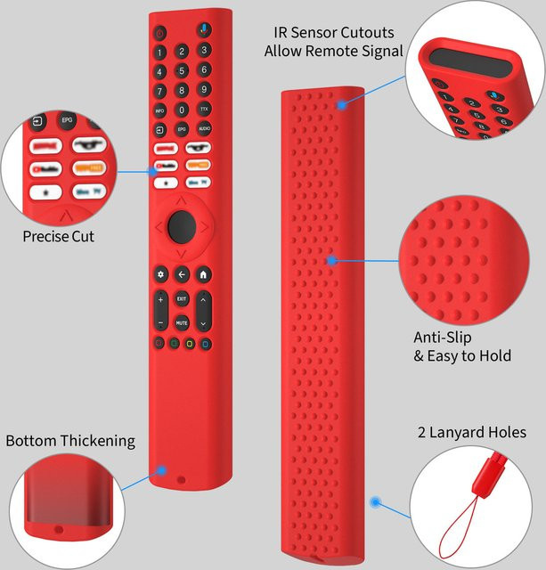 Xiaomi Xmrm-p3 Fernbedienungsgehäuse in Lila oder Rot, 21,59 cm - Bild 1
