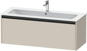 Duravit Waschtischunterschrank Ketho.2 in Tau Ma Beige, wandhängend mit 1 Auszug, B/T: 121 x 48 cm - Bild 1