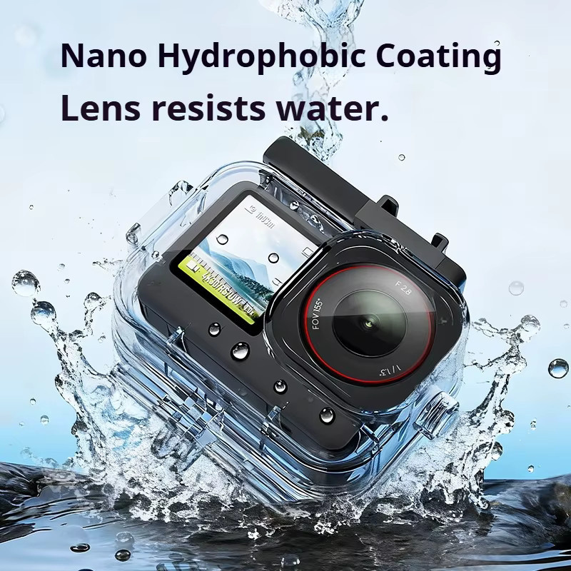 DJI Osmo Action 6 Unterwasser-Tauchgehäuse mit Video-Aufnahmelicht, transparentes Wasserdichtes Gehäuse bis 40m Tiefe - Bild 4