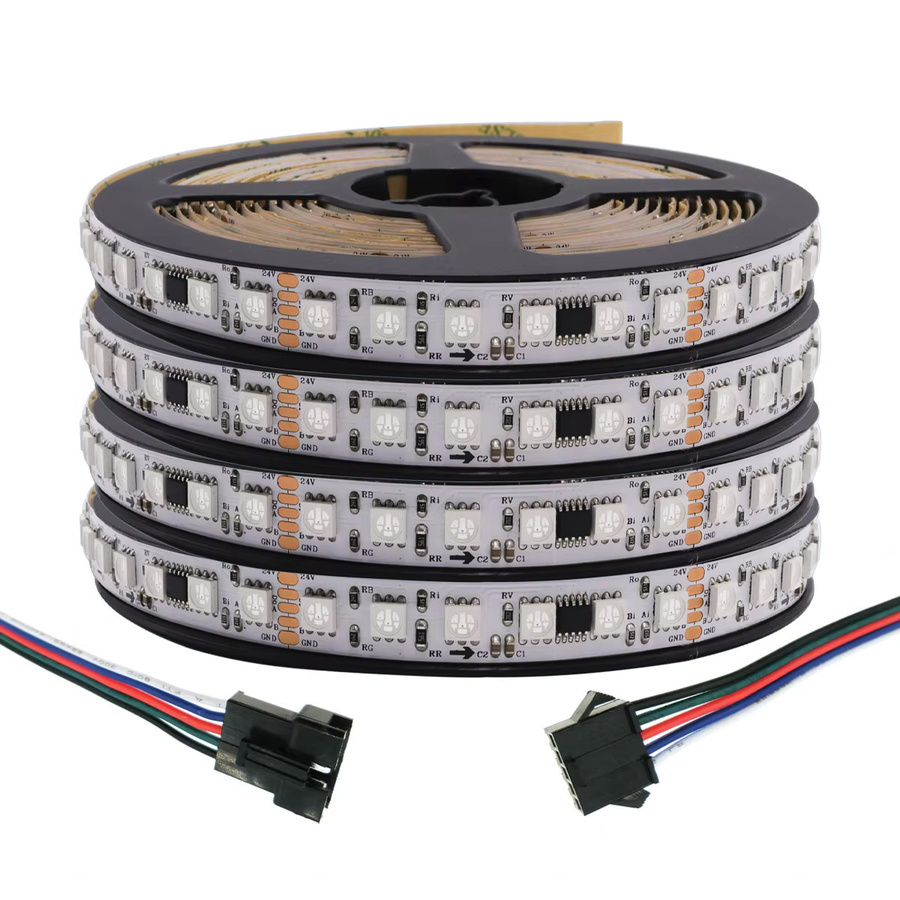 Lebeisenf RGBIC Pixel LED-Lichtstreifen mit 60 LEDs/m, programmierbarer Dual IC Digital Lichtstreifen mit DMX512-Unterstützung, Multicolour, IP30 - Bild 5