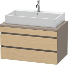 Duravit Waschtischunterschrank DuraStyle in Beige mit 2 Schubladen, Breite: 90 cm, Tiefe: 54,8 cm, Höhe: 51,2 cm - Bild 1