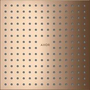 Hansgrohe Axor Kopfbrause Regendusche in Gold, quadratisch, 25 x 25 cm - Bild 1