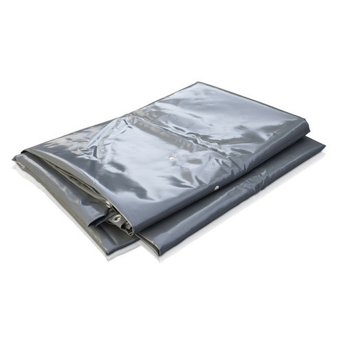 GRE Winterabdeckplane aus PVC für ovale Formen, grau, Breite: 661 cm - Bild 3
