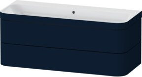 Duravit Möbelwaschtisch-Unterschrank Happy D.2 Plus in Blau matt mit 2 Schubladen, Breite: 117,5 cm, Tiefe: 49 cm - Bild 1