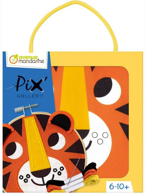 Avenue Mandarine Stickset Pix Gallery Tiger in Orange - Bild 1