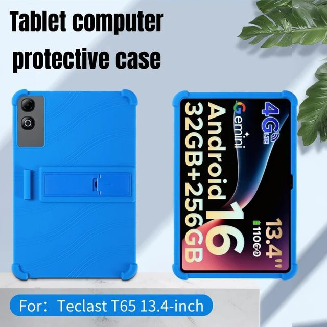 Stoßfeste Silikon-Tablet-Hülle für Teclast T65 13,4 Zoll in Pink oder Blue - Bild 1