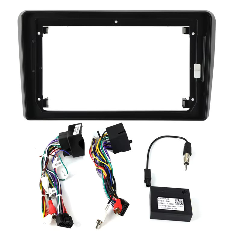 STRONGNAVI Android Autoradio Blende Adapter für Audi A3 2 8P und S3 2 sowie RS3 1 in Schwarz für 9 Zoll Displays inklusive Kabelbaum - Bild 2