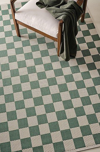 Jotex Outdoor-Teppich MAURA in Grün, modern und rechteckig aus Polypropylen - Bild 1