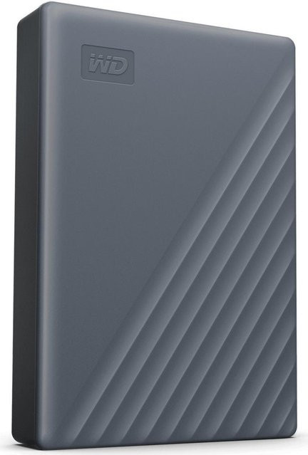 Western Digital My Passport Externe Festplatte 4 TB, USB 3.2 Gen 1, 256-Bit-AES Verschlüsselung, Silicon Gray - Bild 1