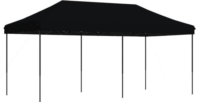 vidaXL Partyzelt Faltbar Pop-Up Schwarz B/T/H: 580 x 292 x 315 cm - Bild 1