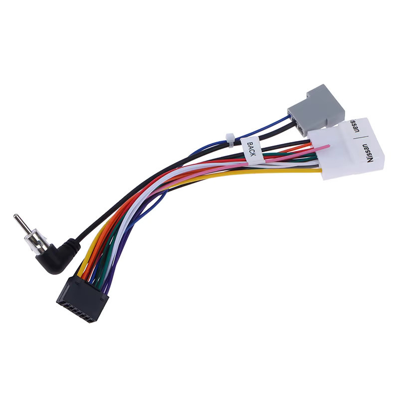 Universal Weiblicher Kabelbaum Auto Radio Adapter Stecker für Nissan Qashqai und Tiida in Mehrfarbig - Bild 2