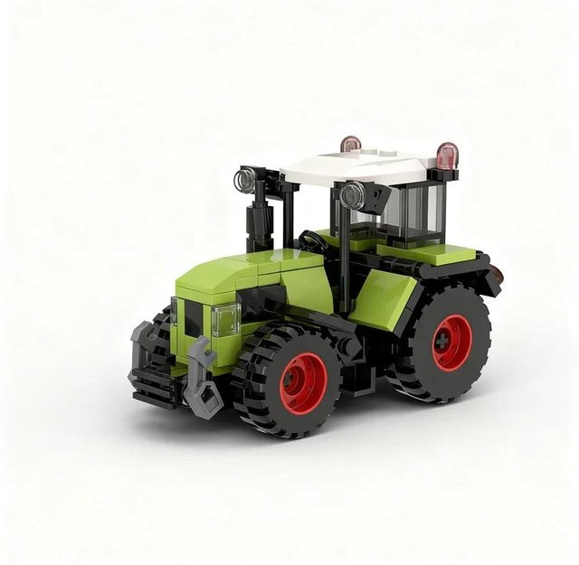 Claas Arion Traktor mit Anhänger, Bausteine Set, 154 Teile, ab 14 Jahren - Bild 1