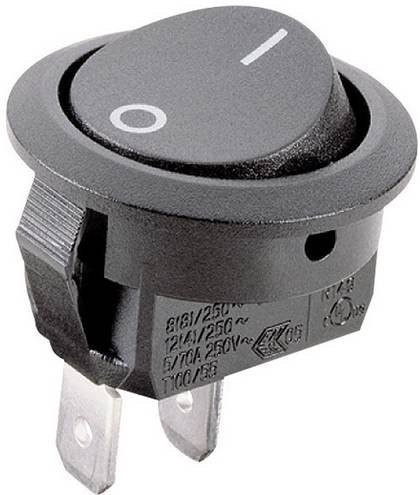 Marquardt 1881.1103 Wippschalter Schwarz IP40 250 V/AC 12A rastend 1 x Aus/Ein - Bild 1