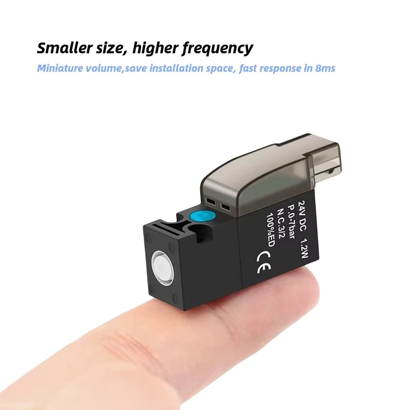 GATELN Miniatur-Magnetventil Typ G M L, 2-Positionen-3-Wege, Normalerweise Geschlossen, 10mm, 6V/12V/24V, Vakuumventil - Bild 2